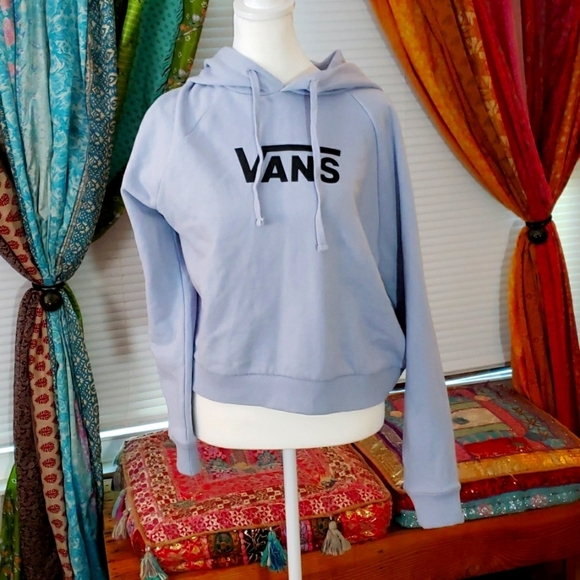 Vans Tops - Vans Baby Blue Hoodie